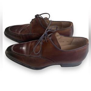 Magnanni - Men's Oxford Leather Lace Up Shoe - Brown - Size 7.5 M
